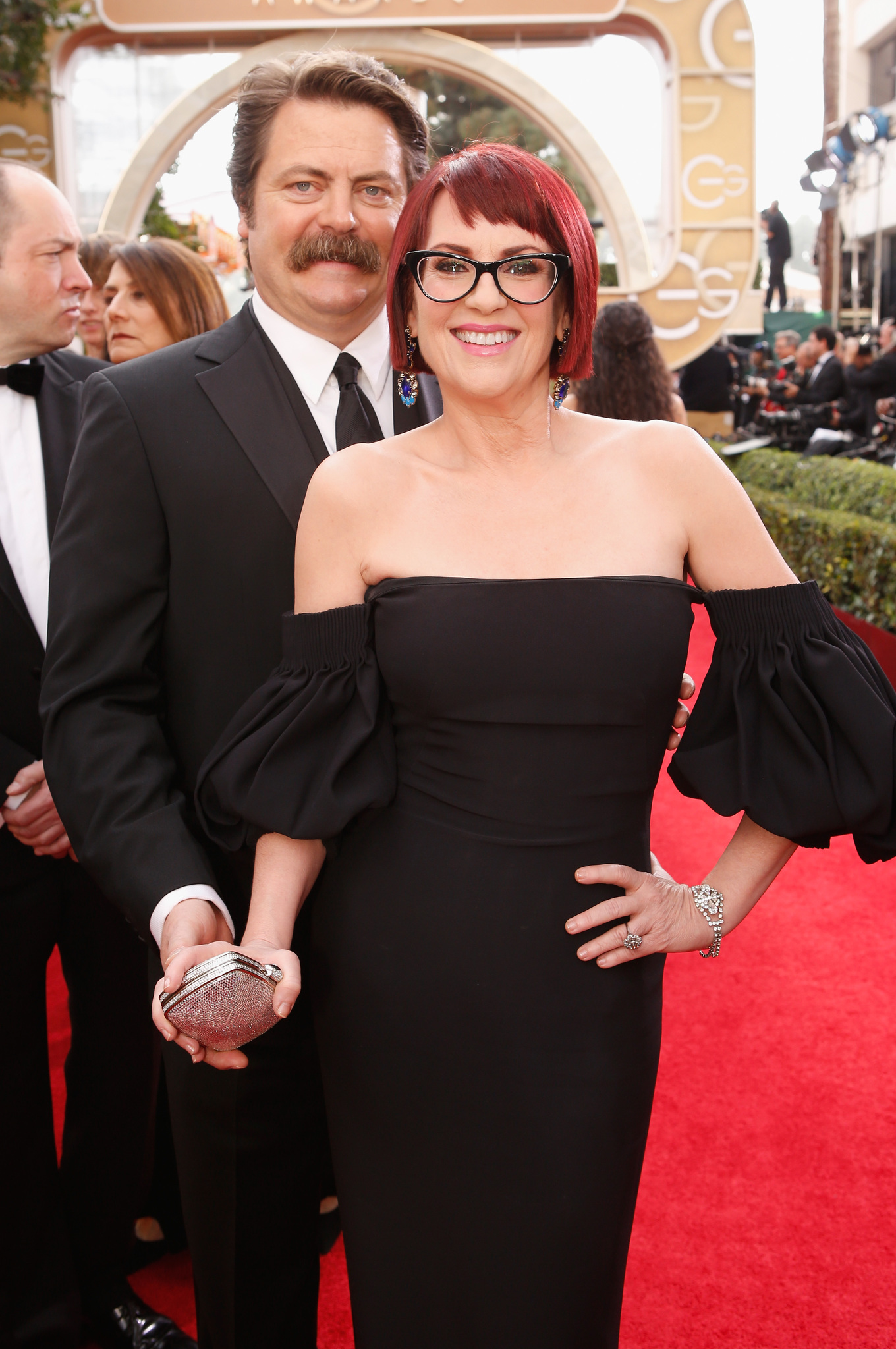 Megan Mullally and Nick Offerman