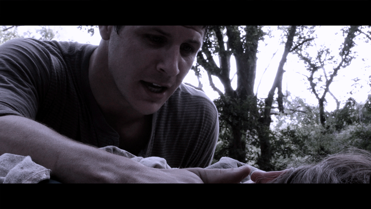 Still from the movie 'End of the Road', actors Matthew Yerby and Maegan Morace. 2013