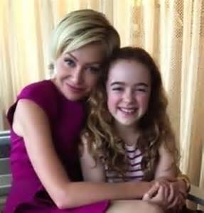 Lucinda Armstrong Hall with Portia de Rossi on set NAH 2013