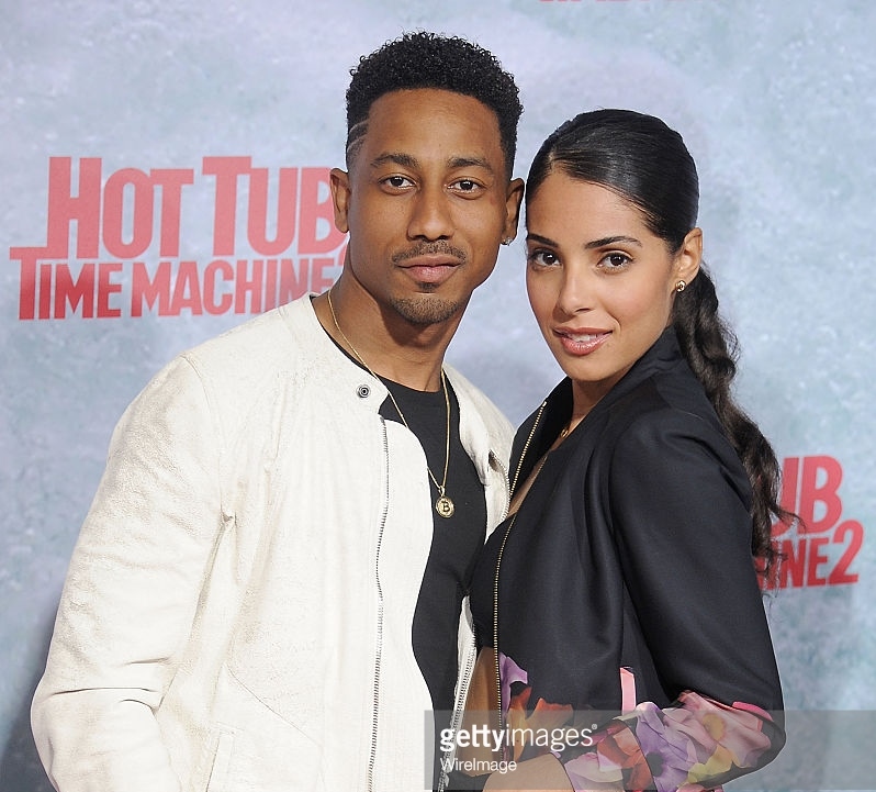 Brandon T. Jackson and Denise Xavier (2015)