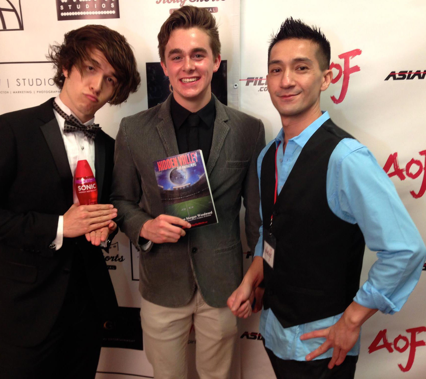 Asians On Film Red Carpet repping Hidden Valley: The Awakening with Joshua Lee Young and Thuc Win