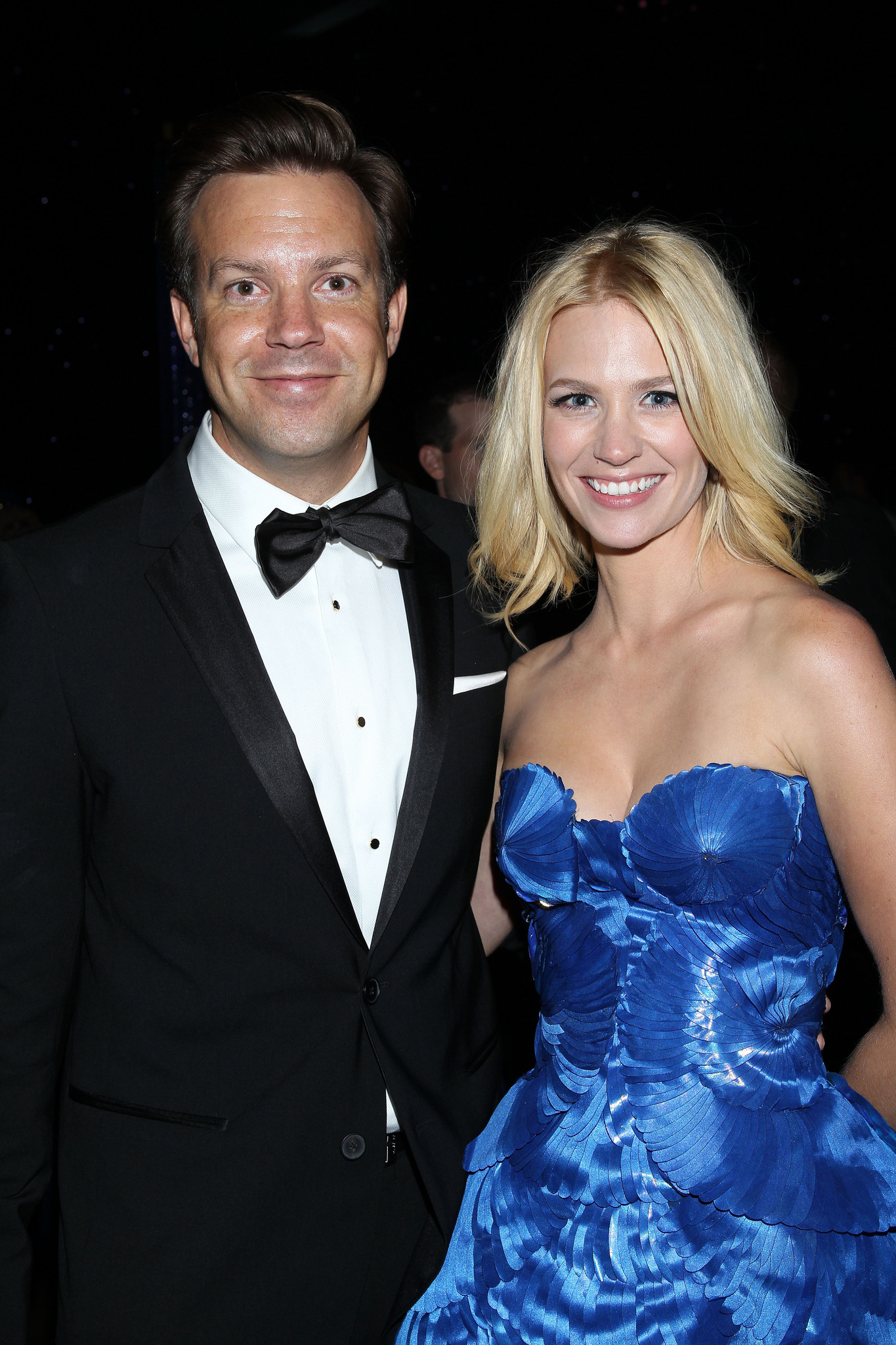 January Jones and Jason Sudeikis