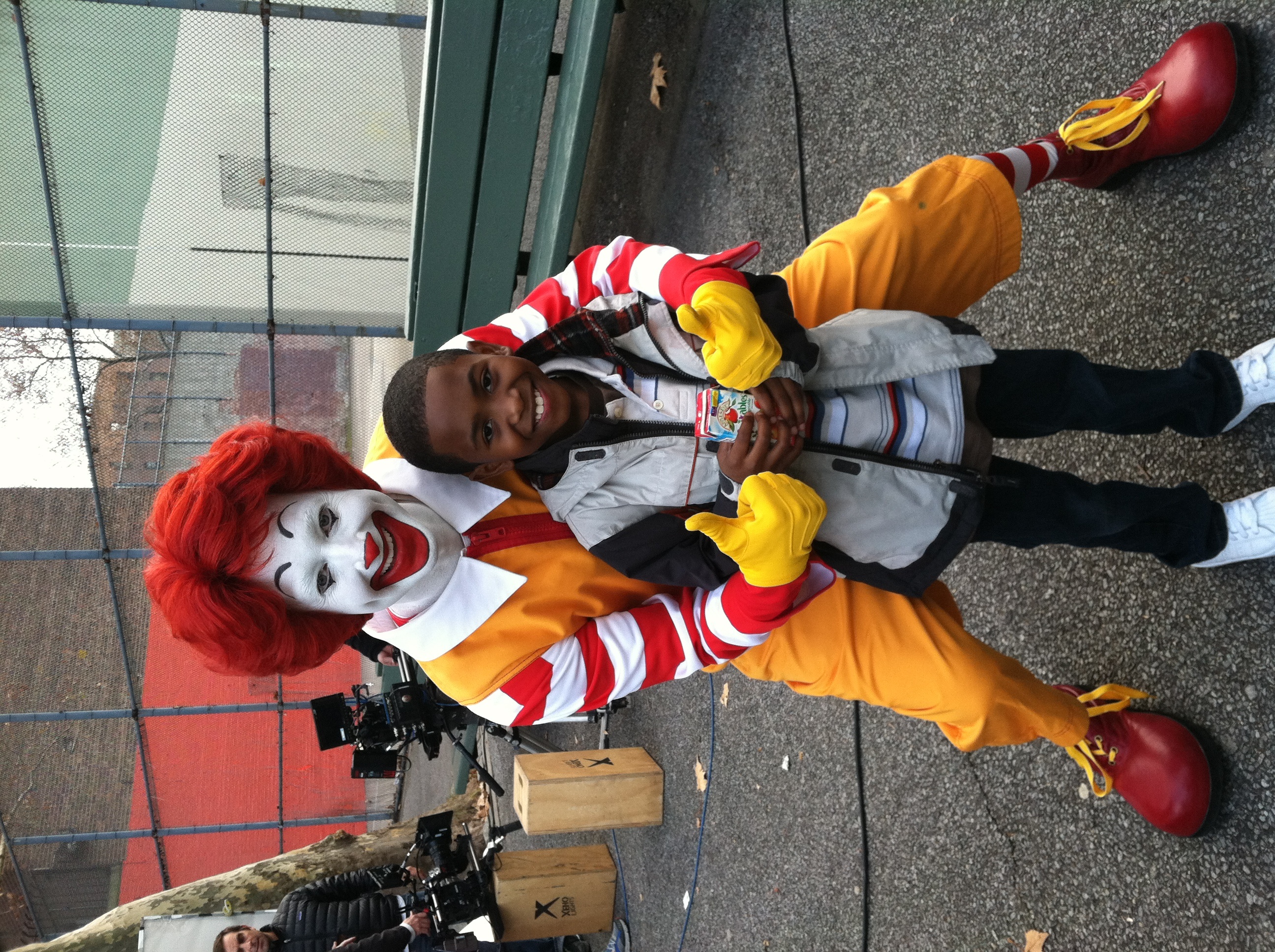 Filming McDonald's Commercial in 2011