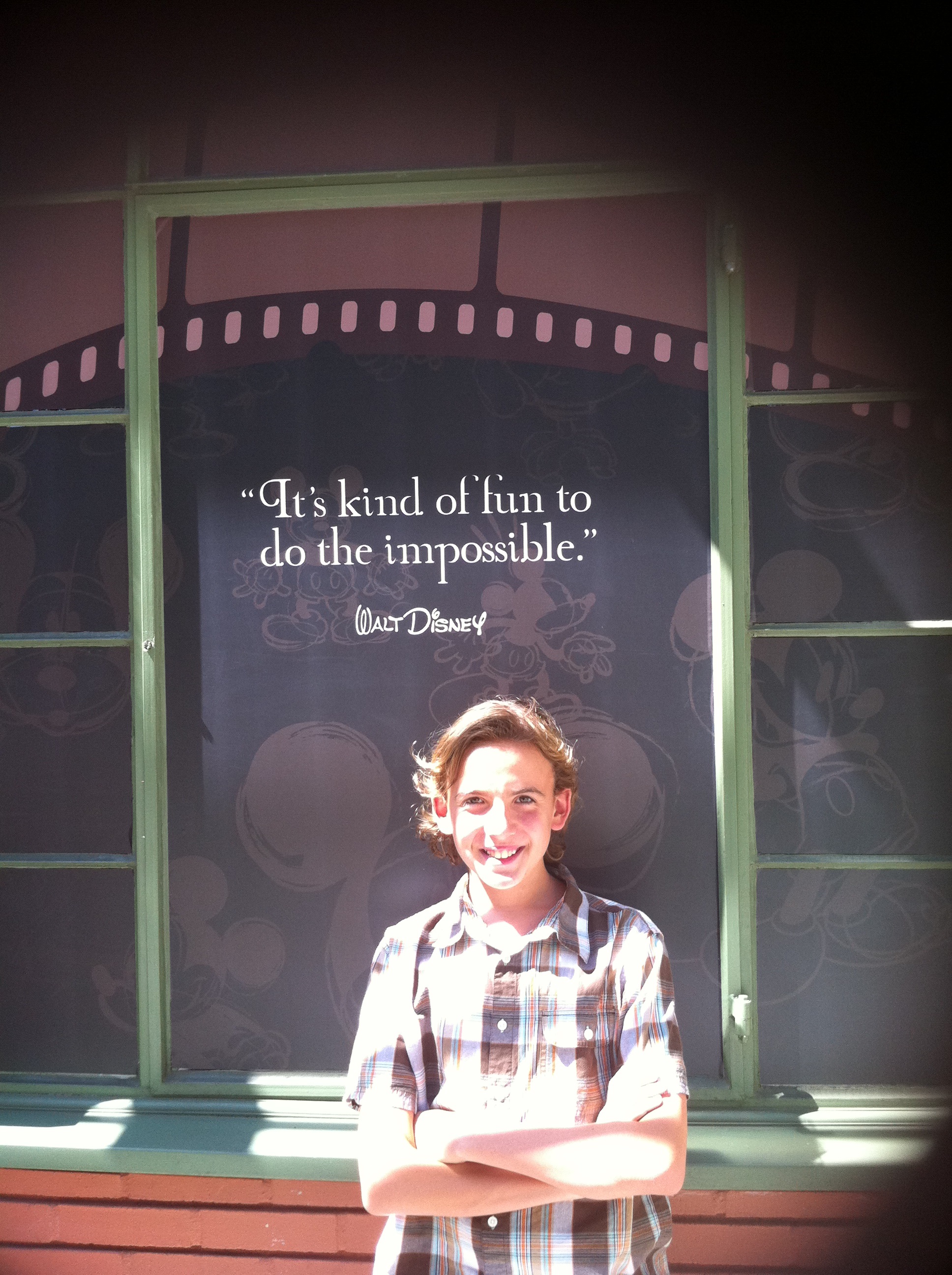 Adam Simon Krist at the Disney Studio