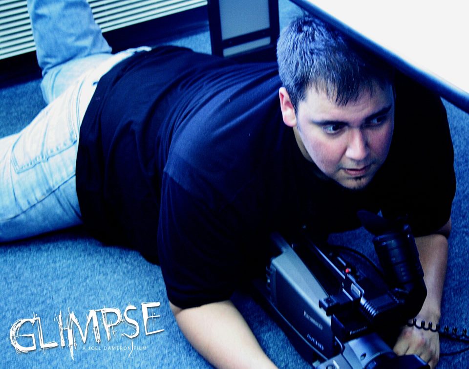 On the set of Glimpse in 2012.