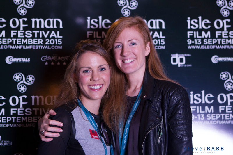 Emily Cook with IOMFF Festival Director Christy DeHaven
