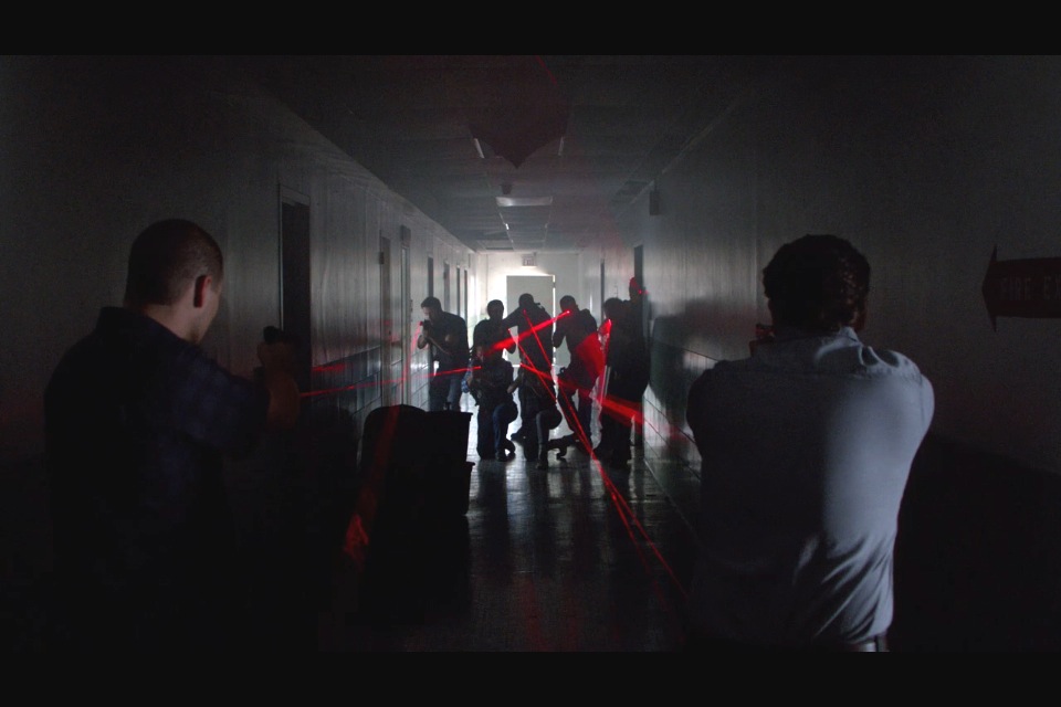 Matthew Chizever (shown far right) in USA Network's Graceland Season 2, Episode 10 