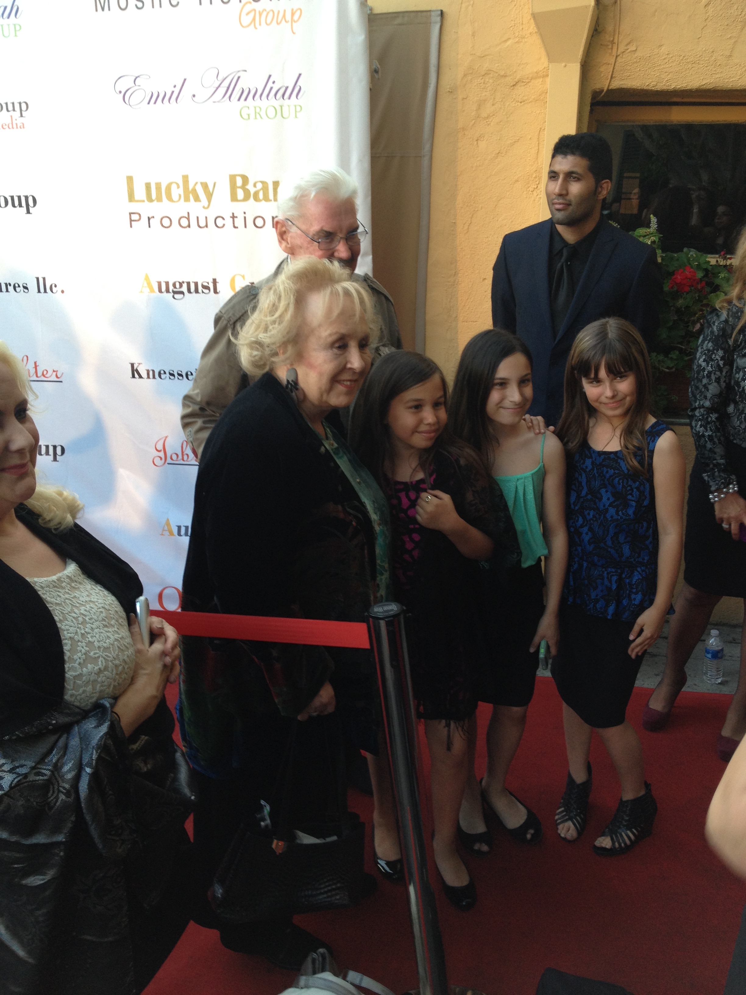 JOBS Daughter Premiere, March 19, 2014 with Boriana Williams, Doris Roberts and Jack Betts.