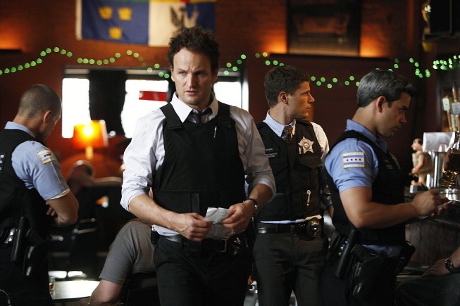 Still of Jason Clarke and Matt Lauria in The Chicago Code (2011)