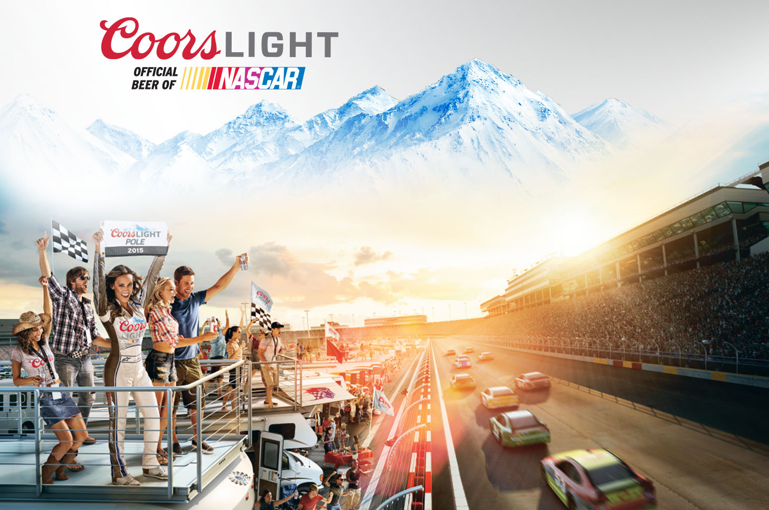 Coors Light/Nascar Print Ad 2015