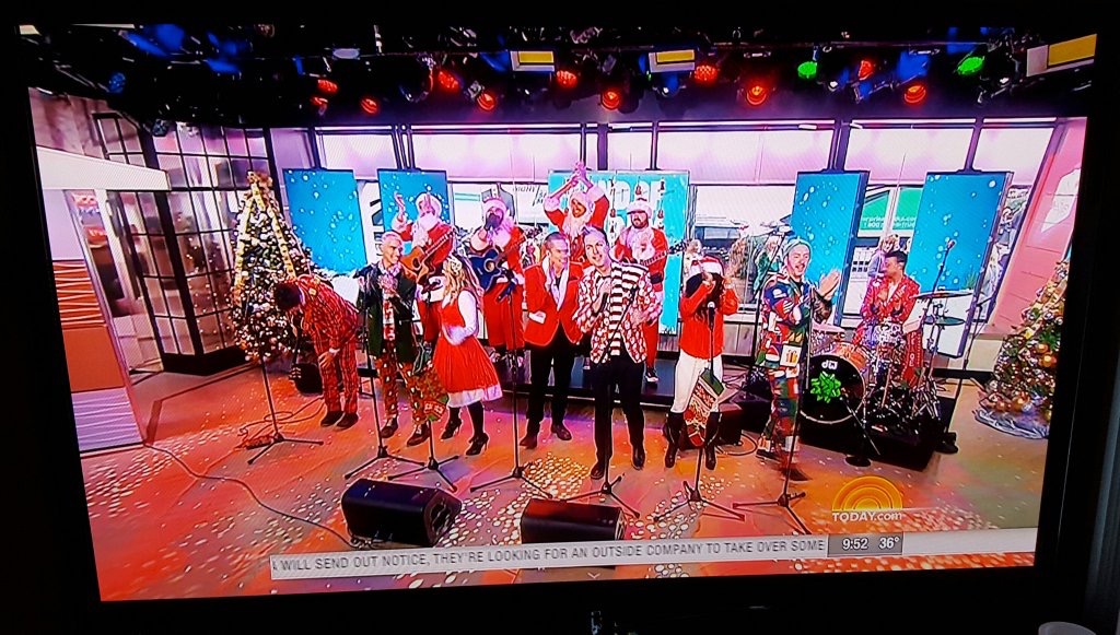 Band of Merrymakers perform live on The Today Show