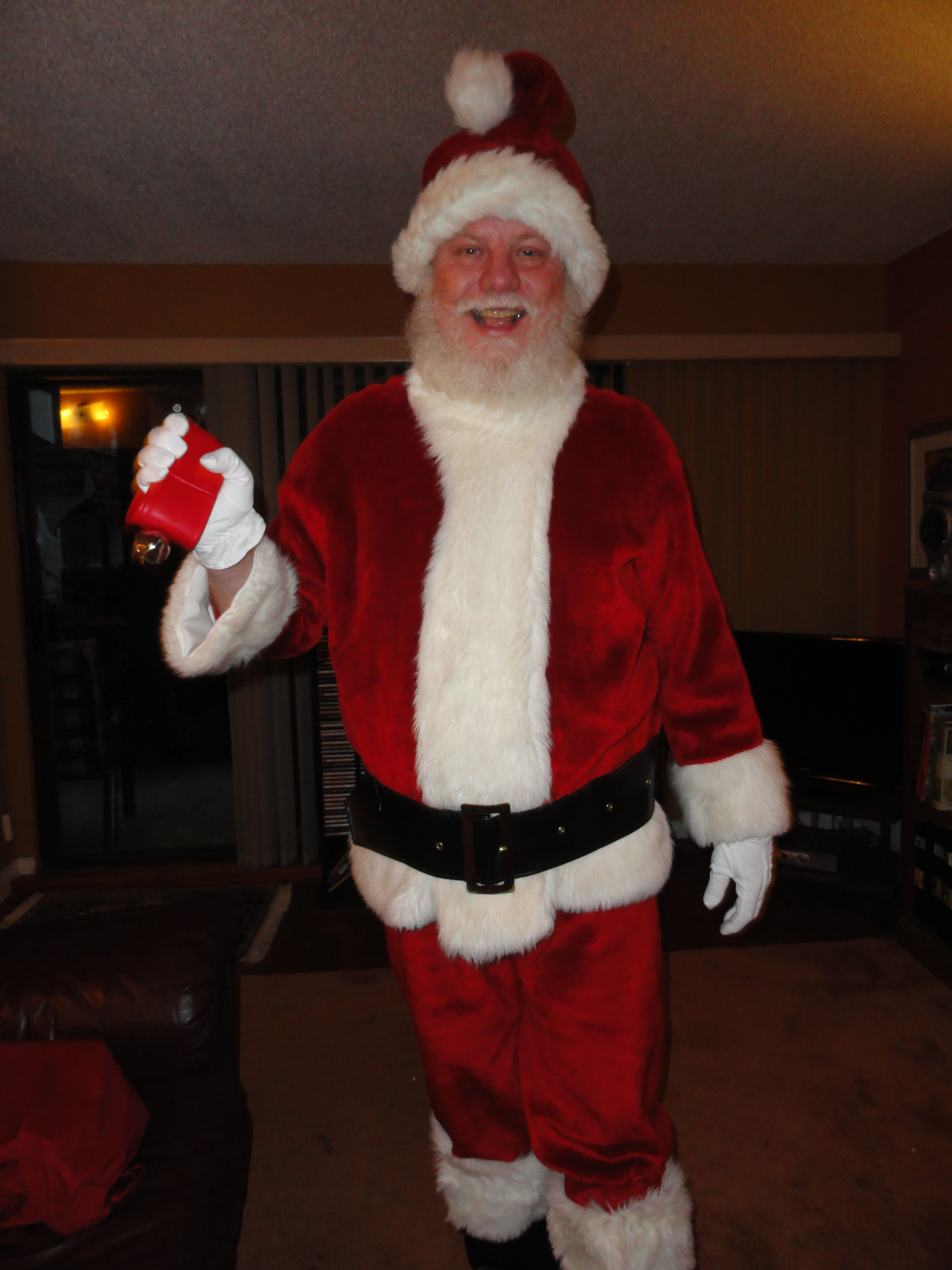 Me as Santa Claus Christmas 2010.