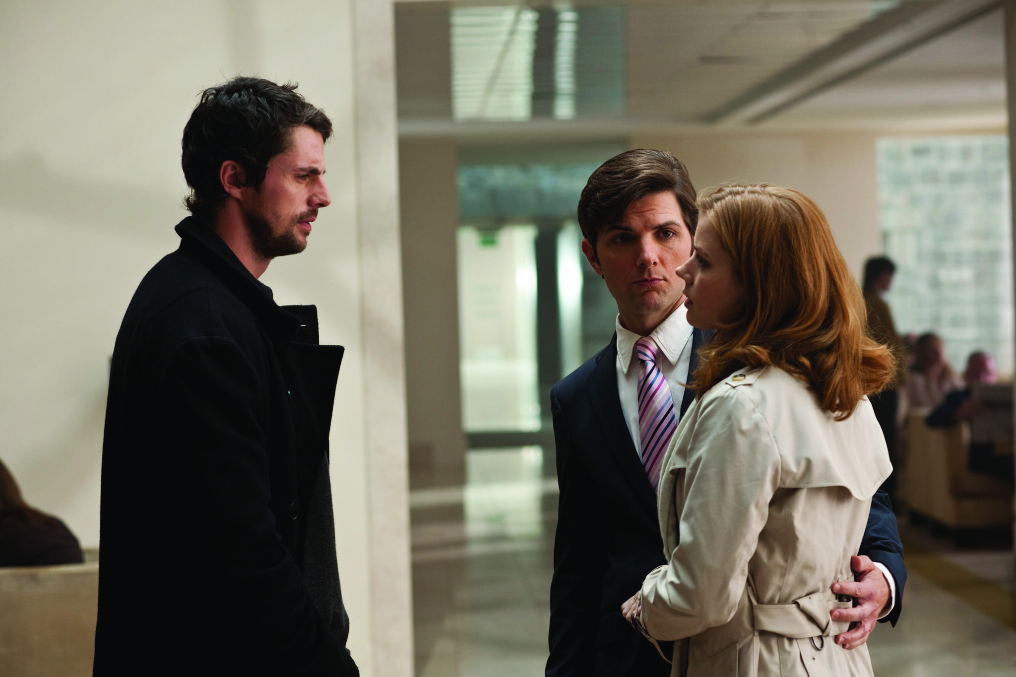 Still of Adam Scott, Amy Adams and Matthew Goode in Keliamieji metai (2010)