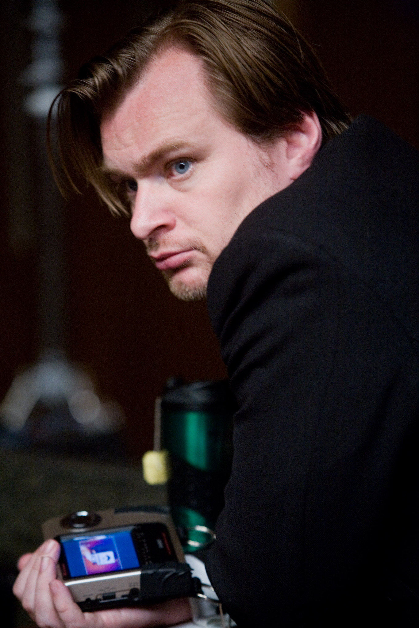 Still of Christopher Nolan in Tamsos riteris (2008)