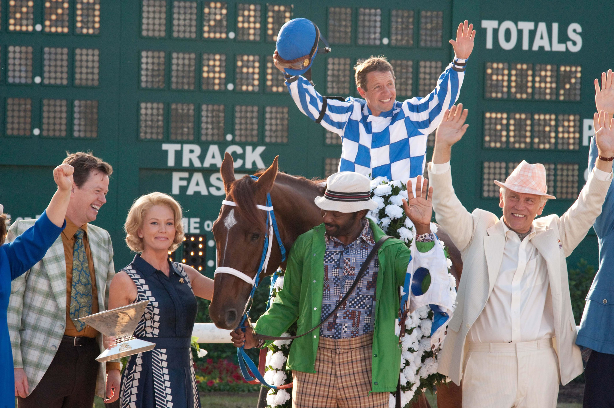 Still of Diane Lane, John Malkovich, Dylan Baker, Nelsan Ellis and Otto Thorwarth in Secretariat (2010)