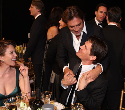 Diane Lane, Javier Bardem and Josh Brolin at event of 14th Annual Screen Actors Guild Awards (2008)