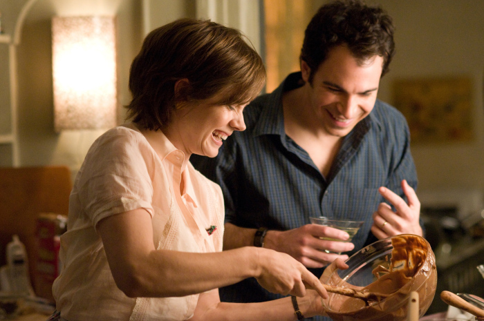 Still of Amy Adams and Chris Messina in Julie ir Julia (2009)