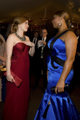 Oscar® Nominee Amy Adams and Queen Latifah at the Governor's Ball after the 81st Annual Academy Awards® at the Kodak Theatre in Hollywood, CA Sunday, February 22, 2009 airing live on the ABC Television Network.