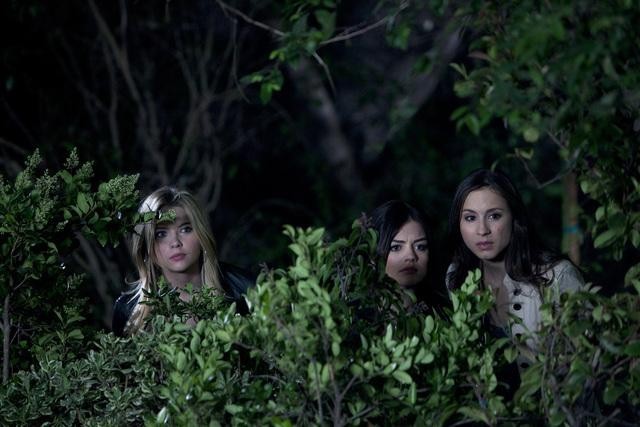 Still of Troian Bellisario, Lucy Hale and Ashley Benson in Jaunosios melages (2010)