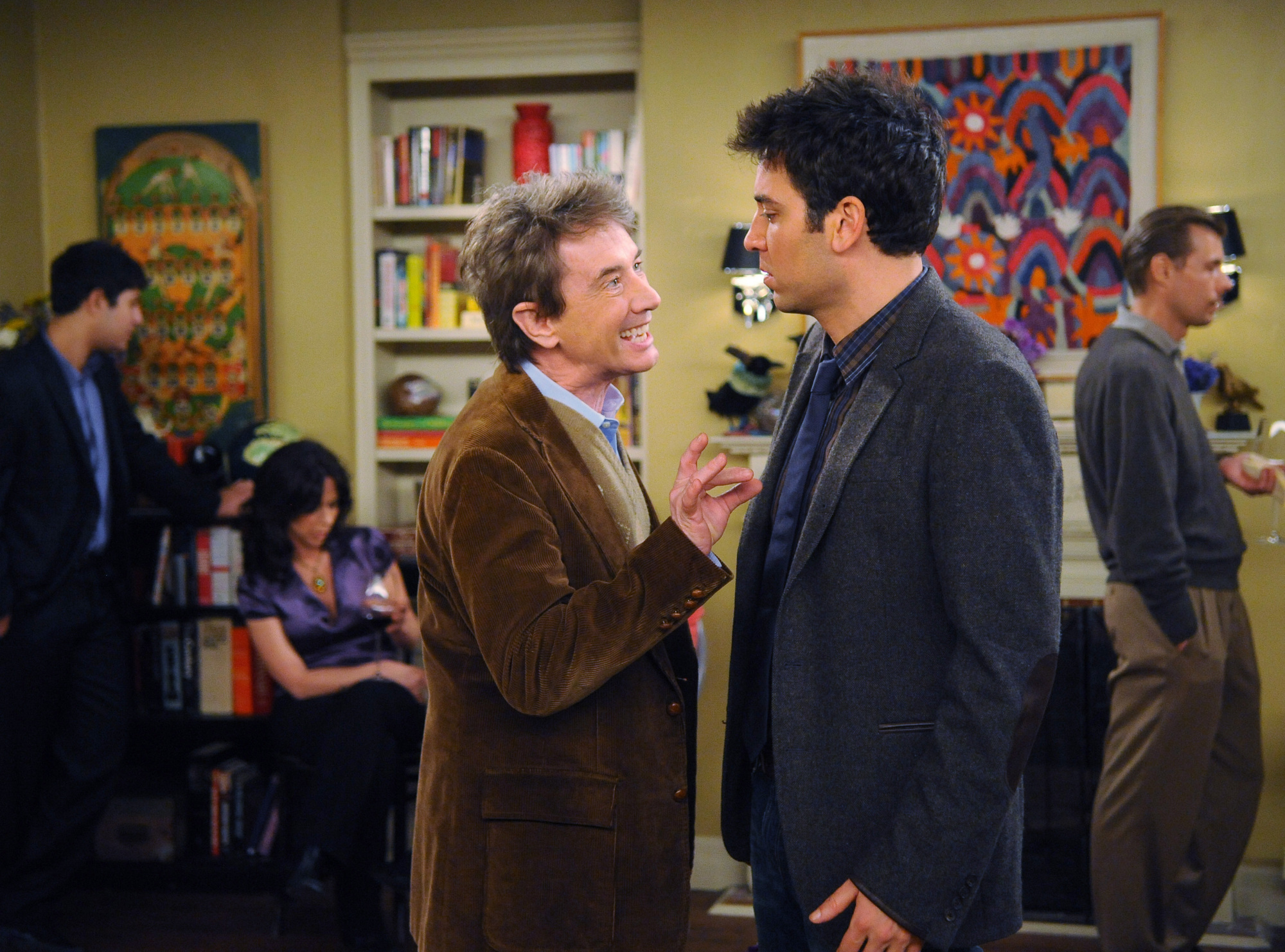 Still of Martin Short and Josh Radnor in Kaip as susipazinau su jusu mama (2005)