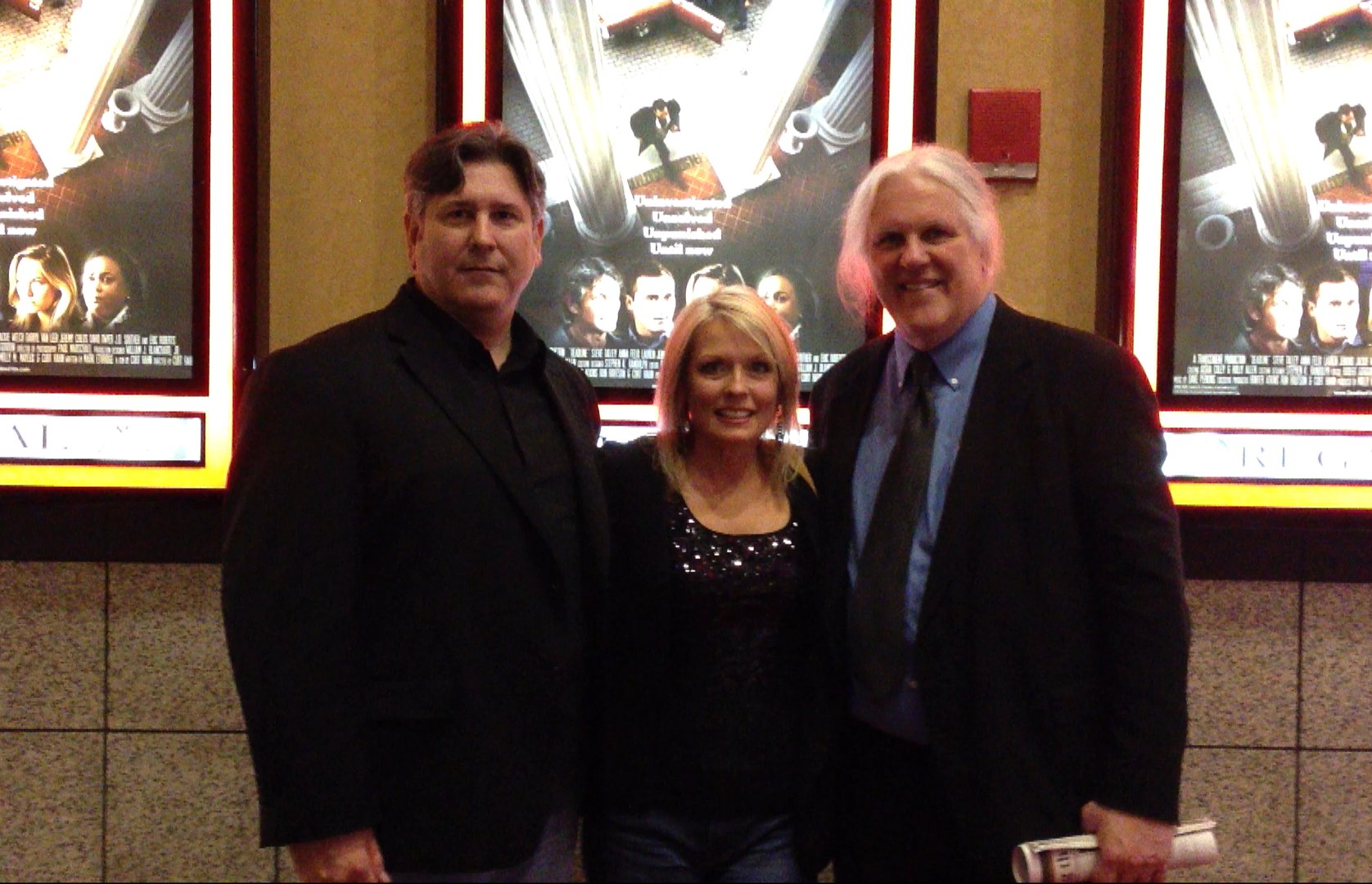 Craig Taylor, Teresa Volkodav, and Curt Hahn at the Atlanta Premiere of Deadline.