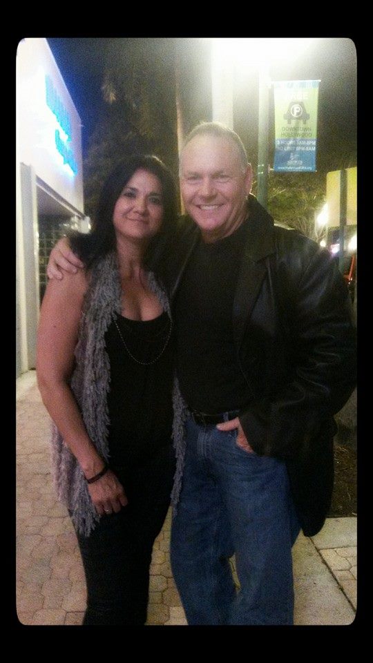 Antoni Corone who played Detective CAmeron & I (Police Officer) @ the Screening of 