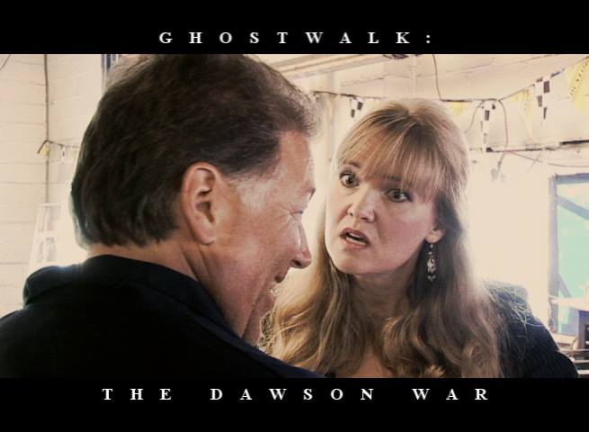 Still from the set of Ghost Walk: The Dawson War