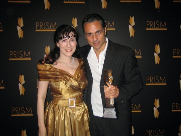 Cindy Baer and Maurice Benard at the 2007 Prism Awards.