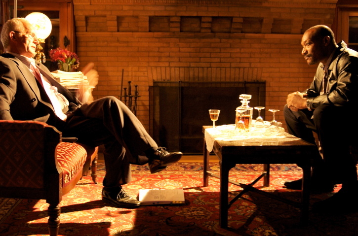 Still of Lance Henriksen and Tony Todd in Dark Reel (2008)