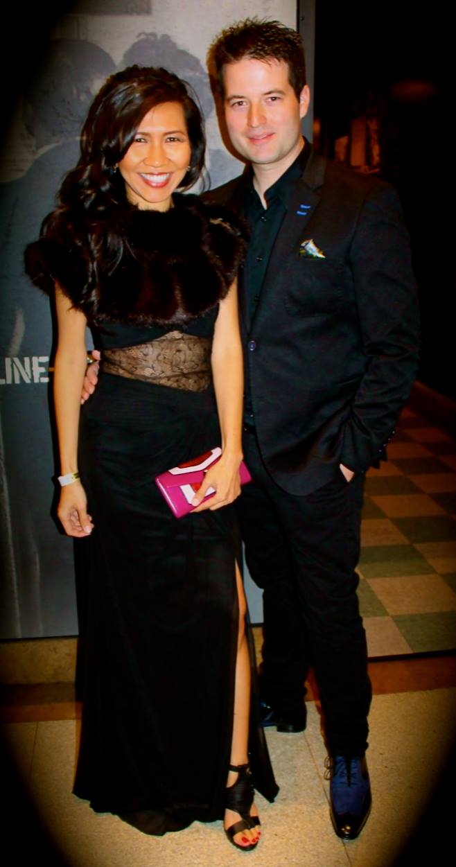 Danny Draven and his wife, film composer/Blue Man Group rock guitarist Jojo Draven.
