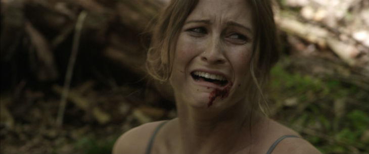 Gabrielle Stone as Nikki Slater in the upcoming film Zombie Killers: Elephant's Graveyard