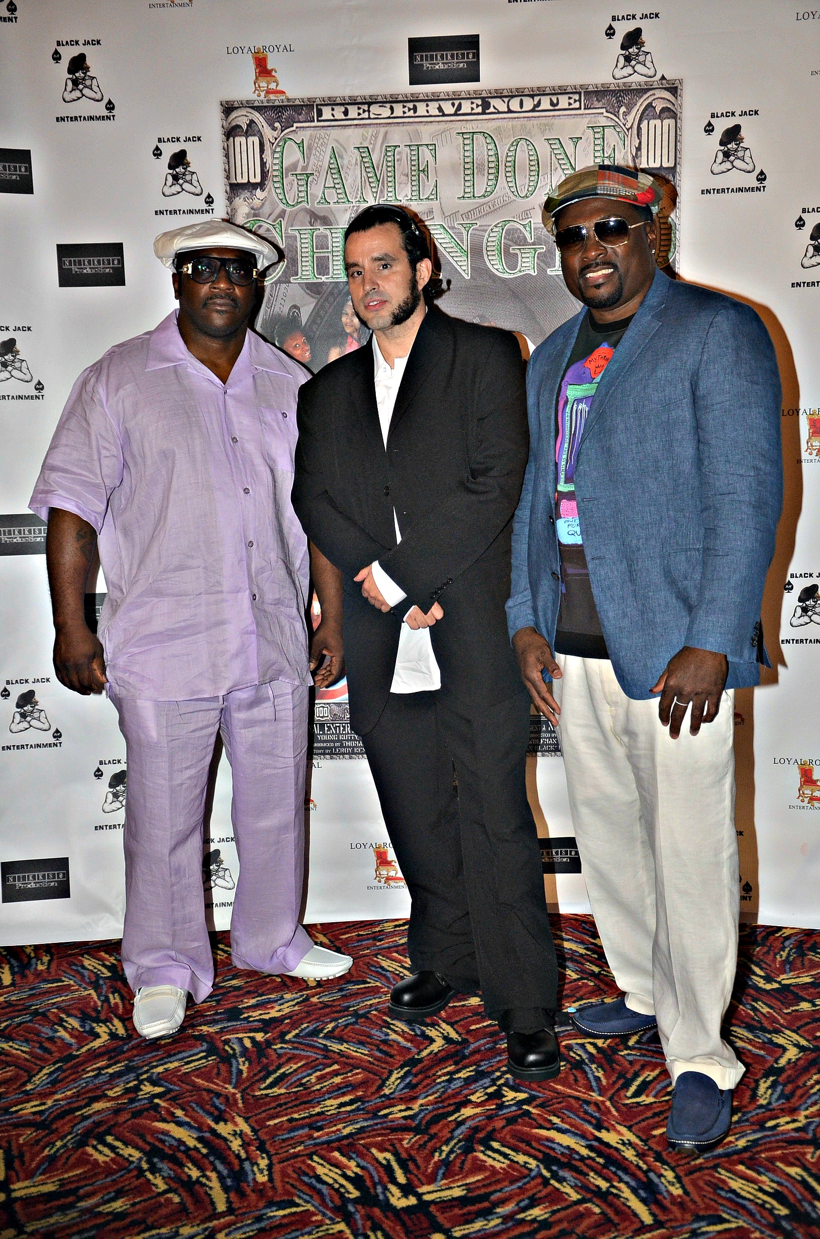 All 3 producers at The Game Done Changed movie premier