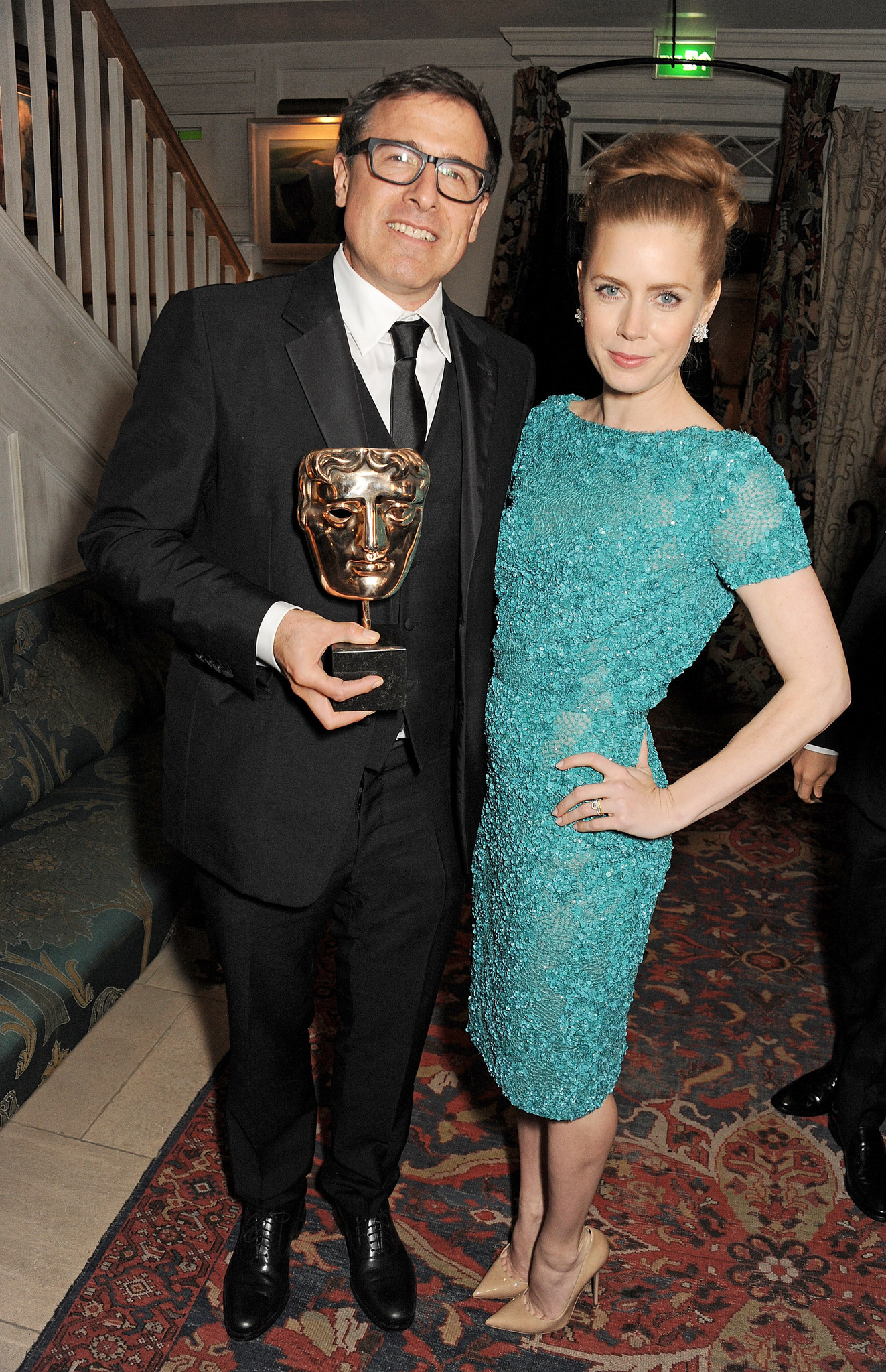 Amy Adams and David O. Russell