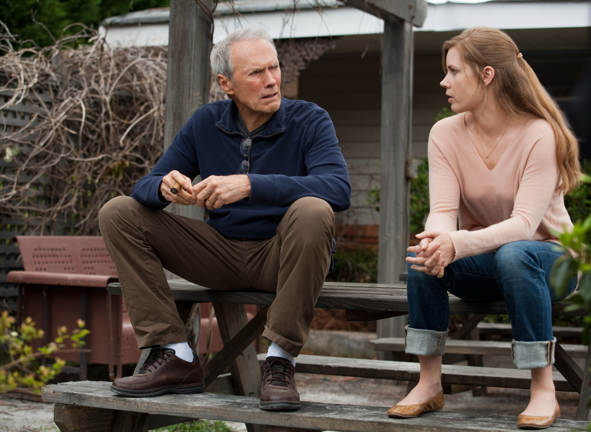 Still of Clint Eastwood and Amy Adams in Trouble with the Curve (2012)