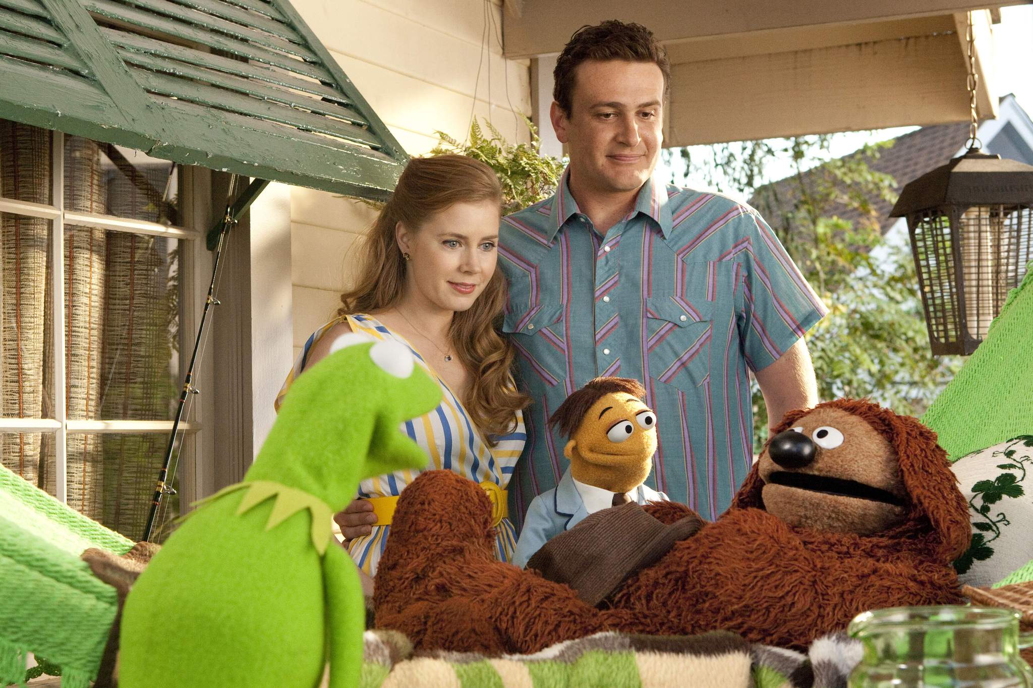 Still of Amy Adams and Jason Segel in Mapetai (2011)