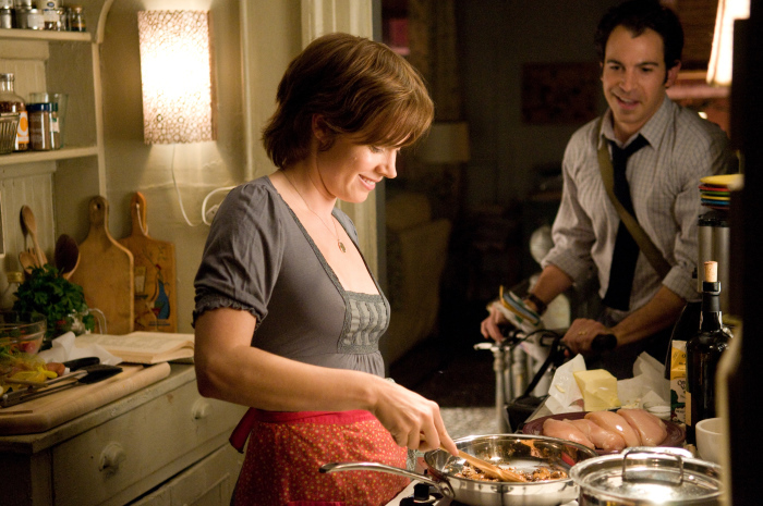 Still of Amy Adams and Chris Messina in Julie ir Julia (2009)