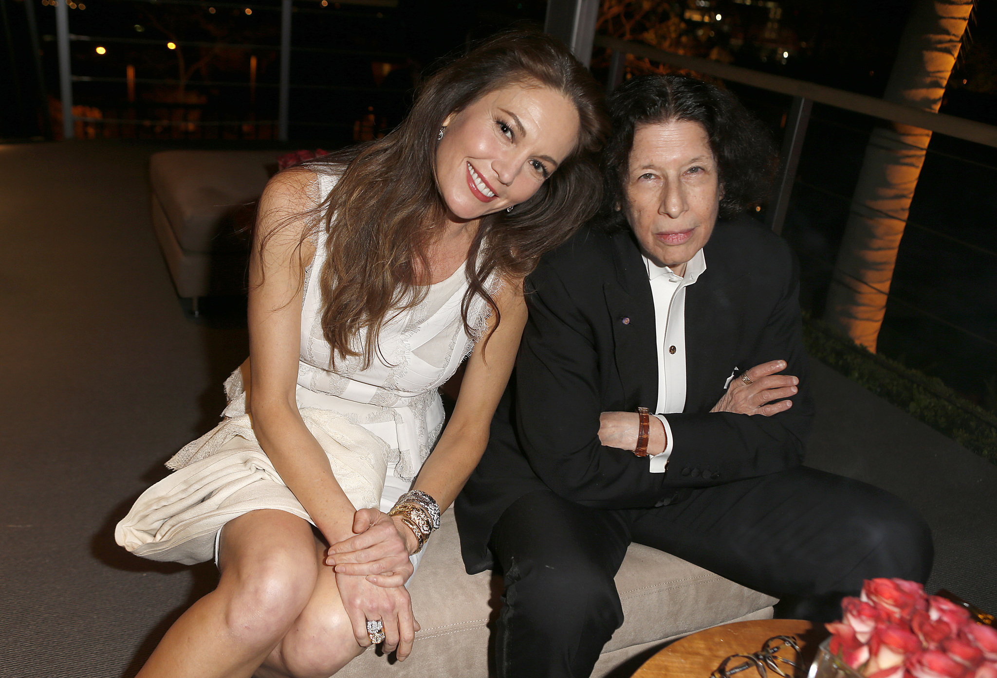 Diane Lane and Fran Lebowitz