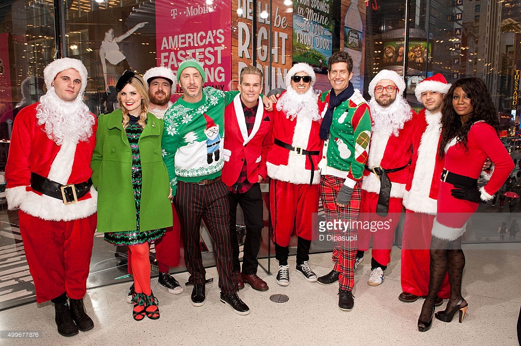 Band of Merrymakers on EXtra in Times Square