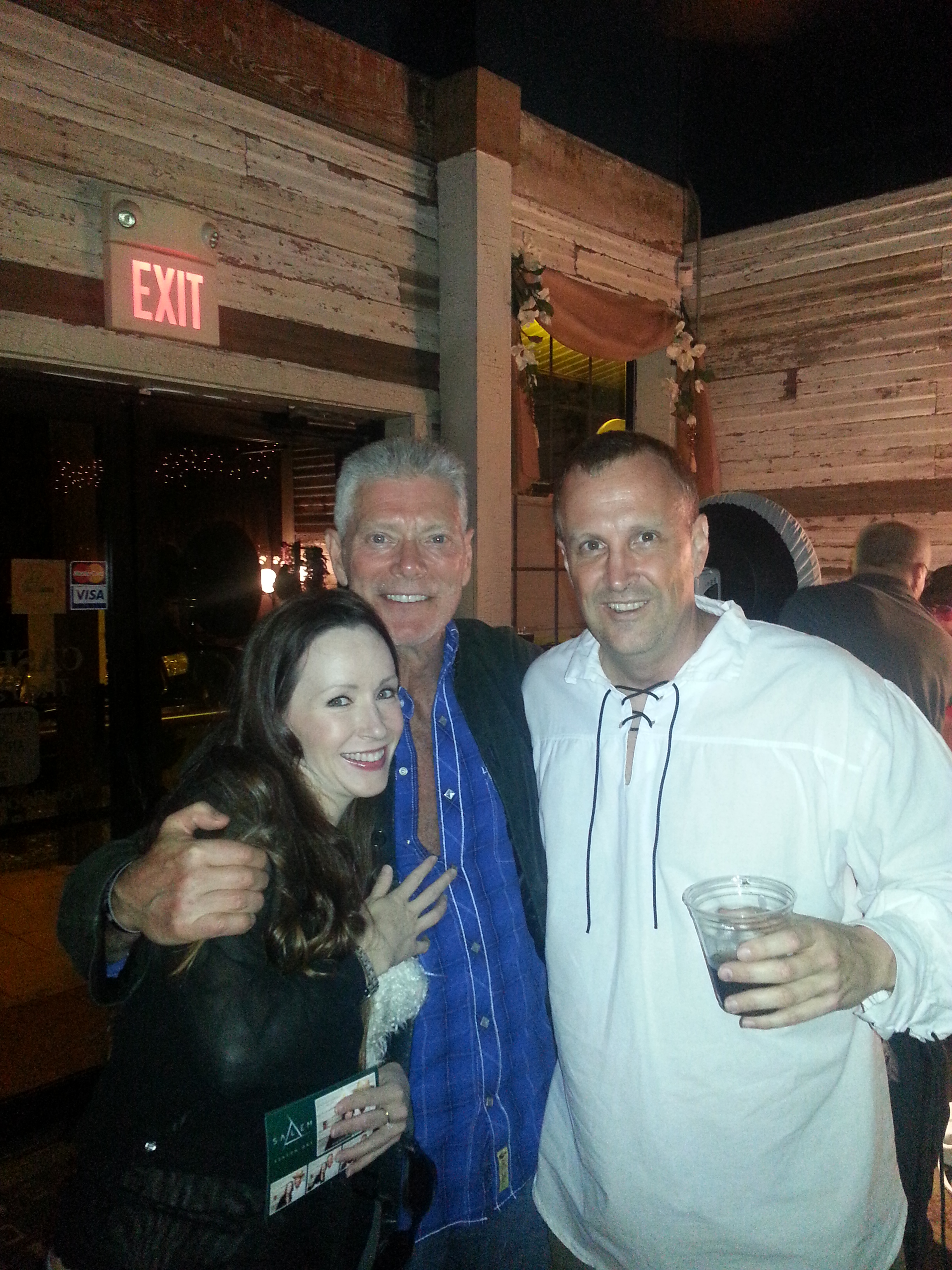 with actress Shawnia Willson and actor Stephen Lang