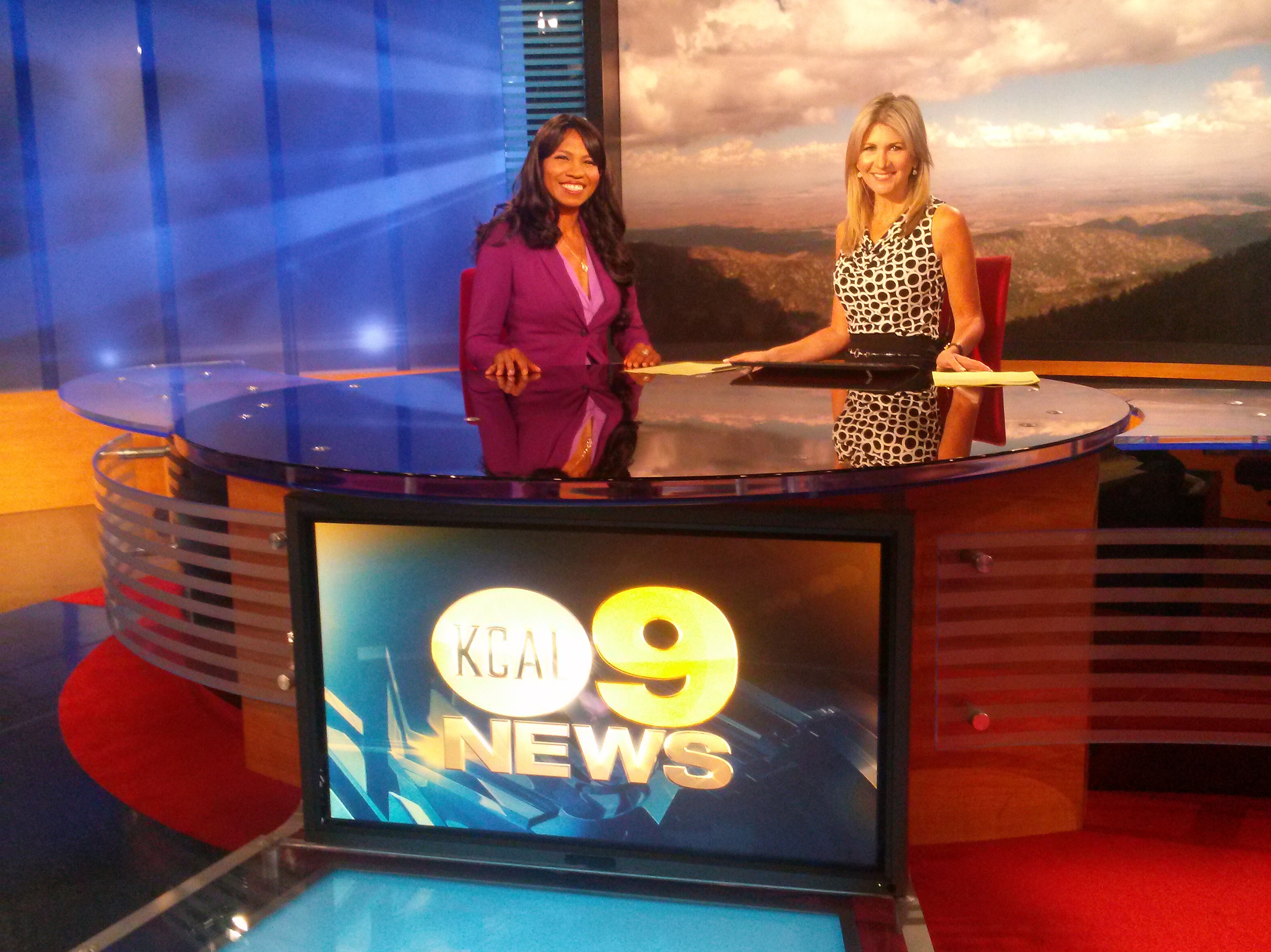 Caption: Olympia LePoint interviewed by News Anchor Sandra Mitchell on CBS2/KCAL9 news in Los Angeles. Video on: http://losangeles.cbslocal.com/2013/08/27/author-rocket-scientist-shares-tips-to-remove-mathaphobia/