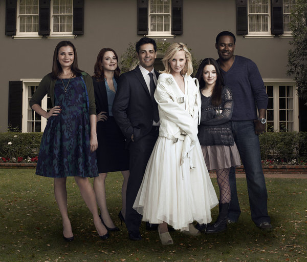 Still of Anne Heche, Michael Landes, Lamman Rucker, Alexandra Breckenridge, Tom Waring and Madison Davenport in Save Me (2013)