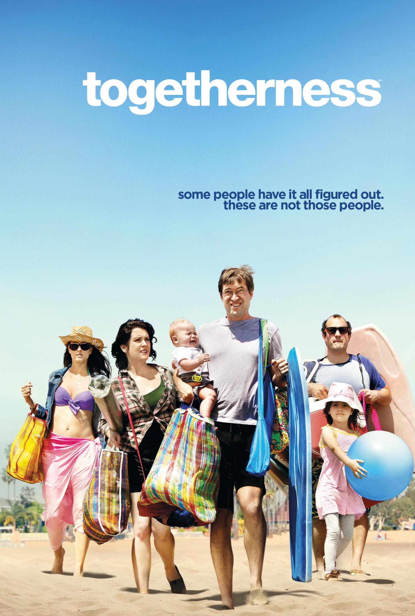 Still of Melanie Lynskey, Amanda Peet, Mark Duplass, Steve Zissis and Abby Ryder Fortson in Togetherness (2015)