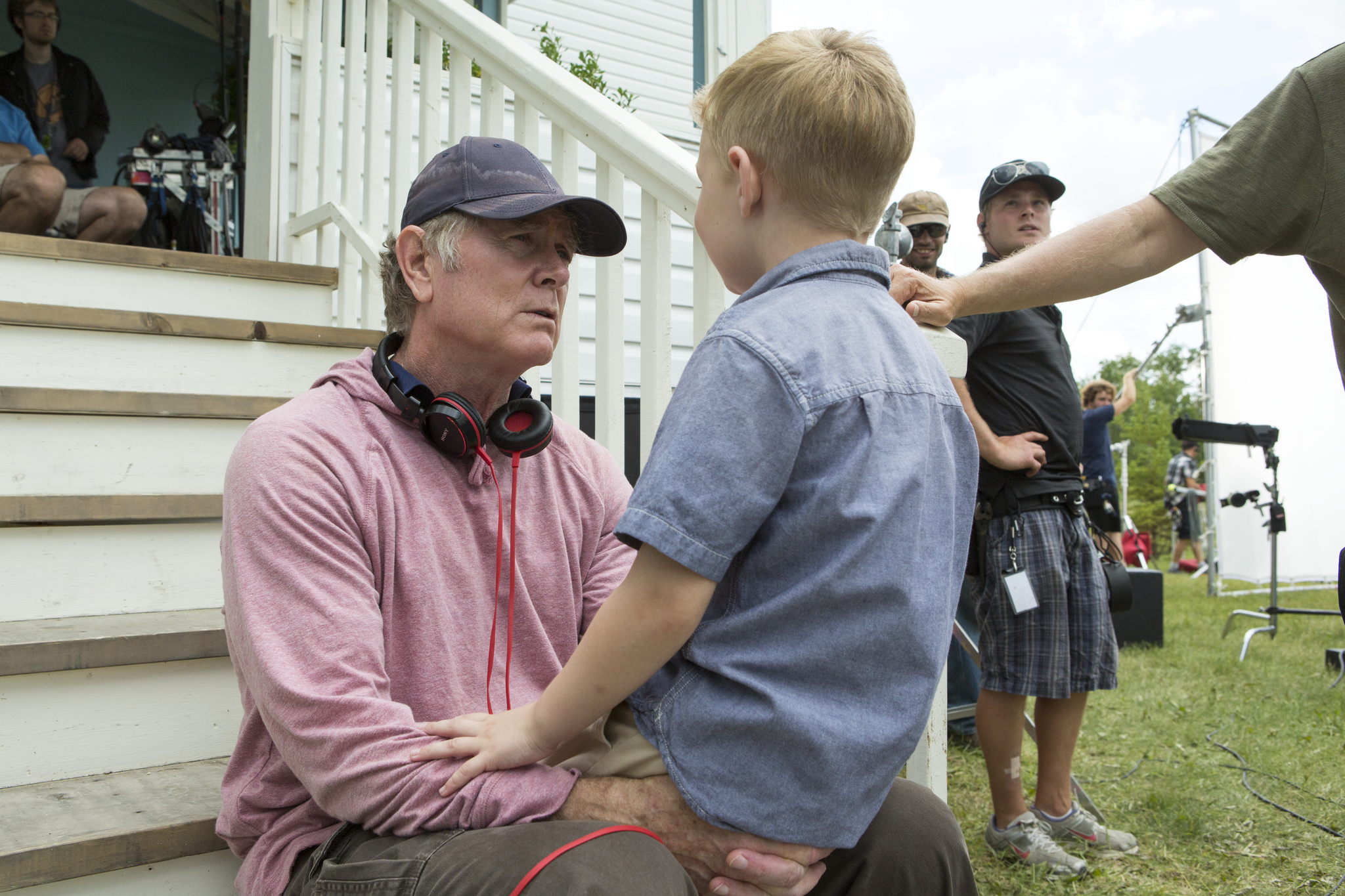 Randall Wallace and Connor Corum in Heaven Is for Real (2014)