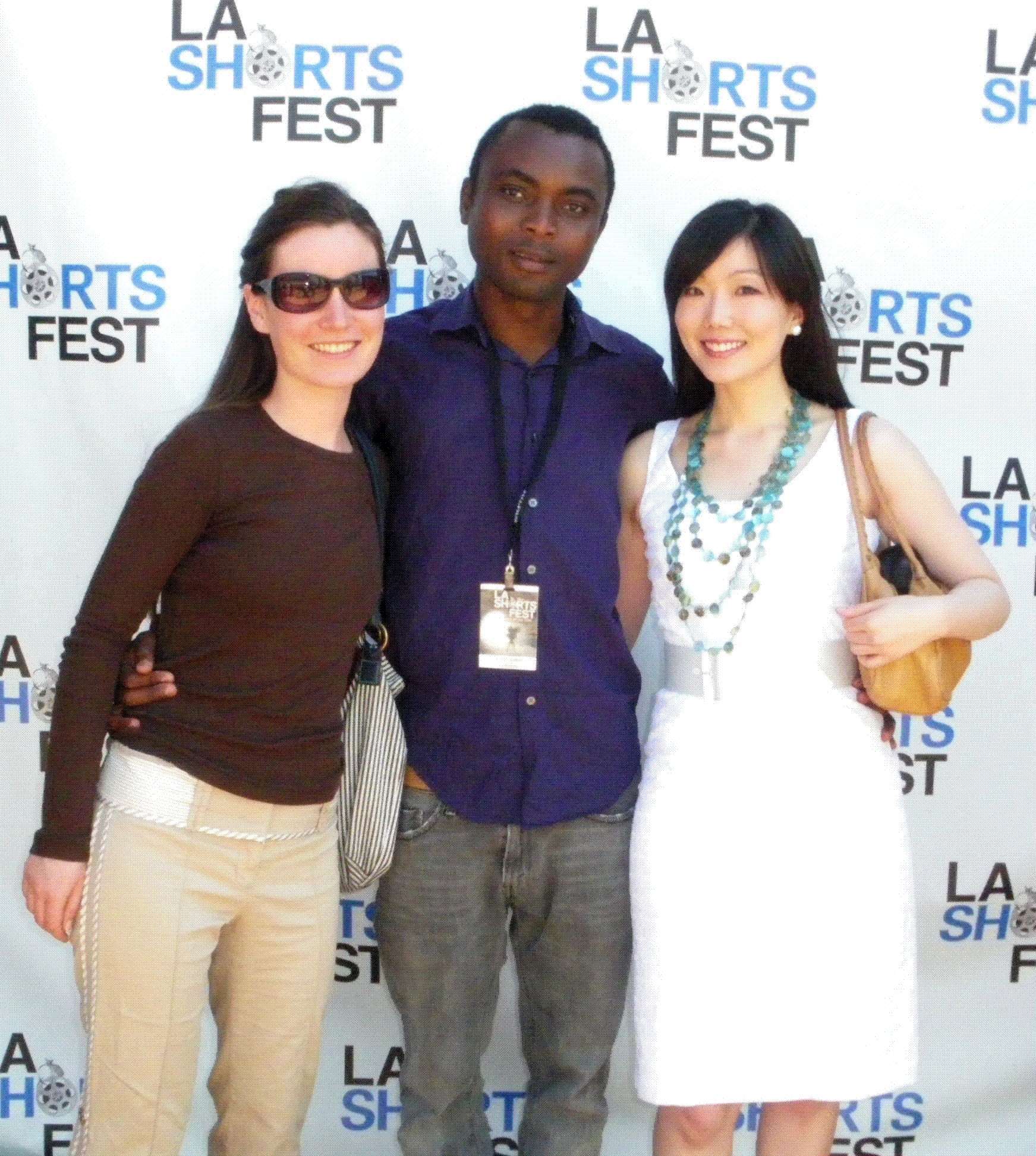 Christina July Kim with Director Adewale Oluwasanmi & Shannon Lee Clair