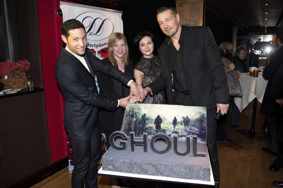 Ghoul Premiere, Prague with Jennifer Armour and Petr Jakl