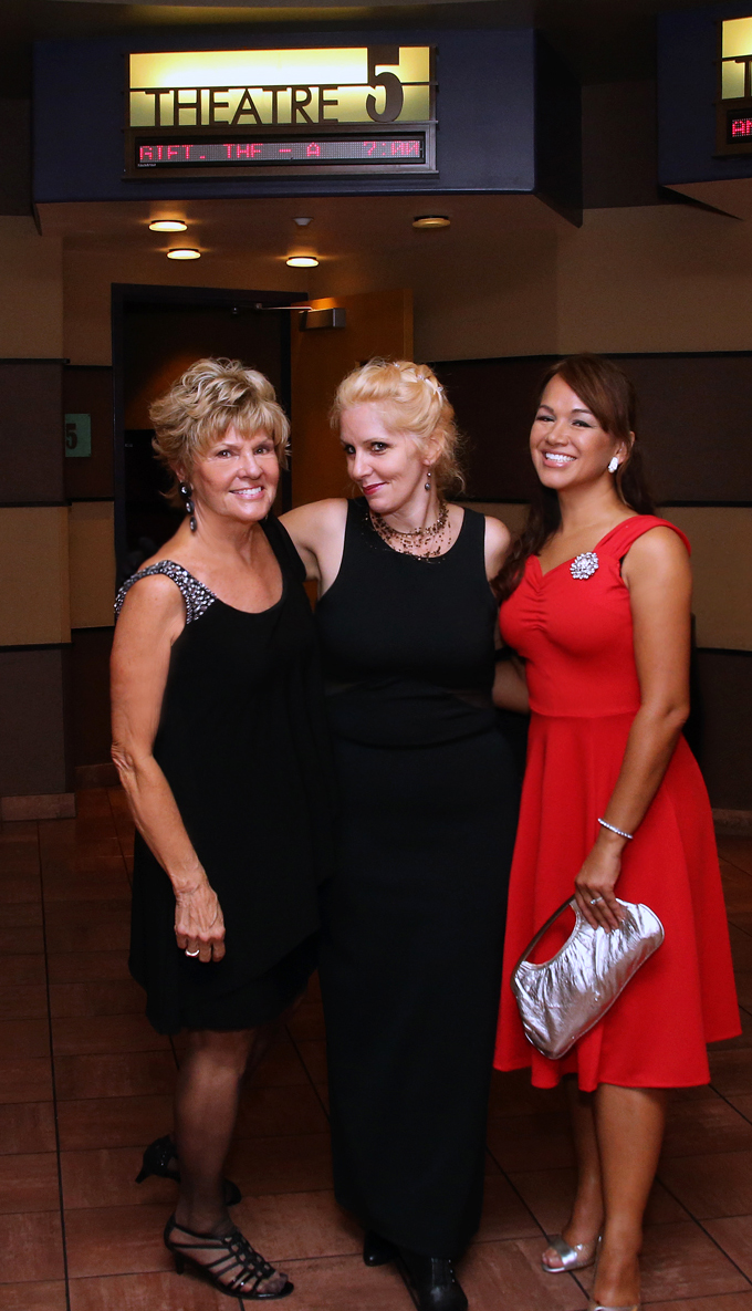 Opening night of the 'Burbank International Film Festival' September 2015. Sandy Wise with Assistant Director Amy Goodrich & Director Inda Reid Forgeng.