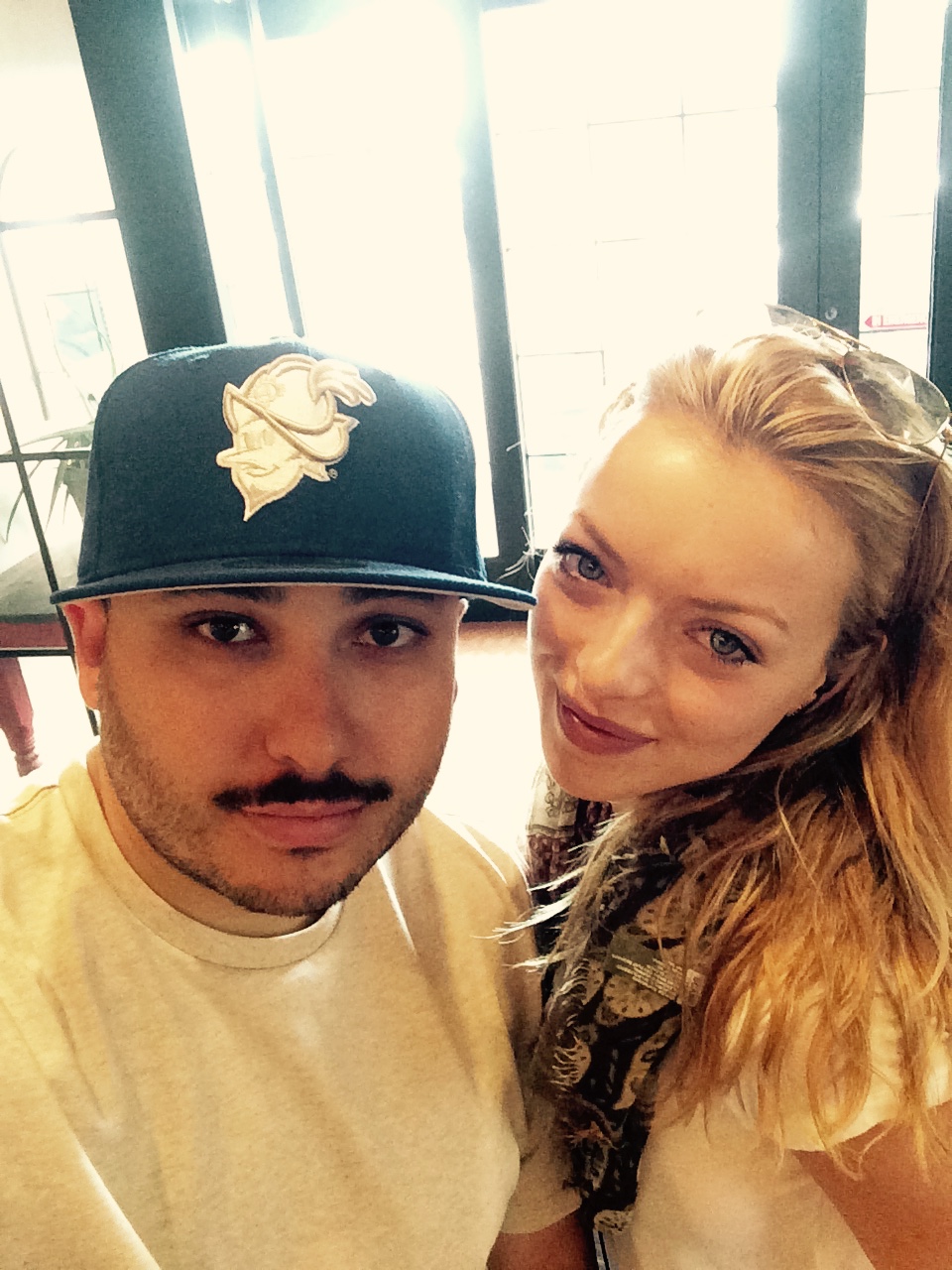 Francesca Eastwood And Myself on set of Outlaws And Angels | Prop Master