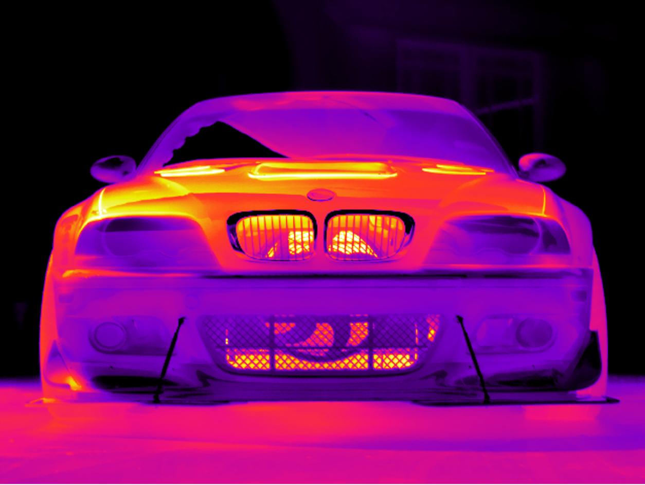 FLIR thermal cameras make pictures and video from heat, not light!