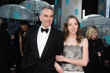 Daniel Day-Lewis and Charissa Shearer, his niece, at the 2013 BAFTAS