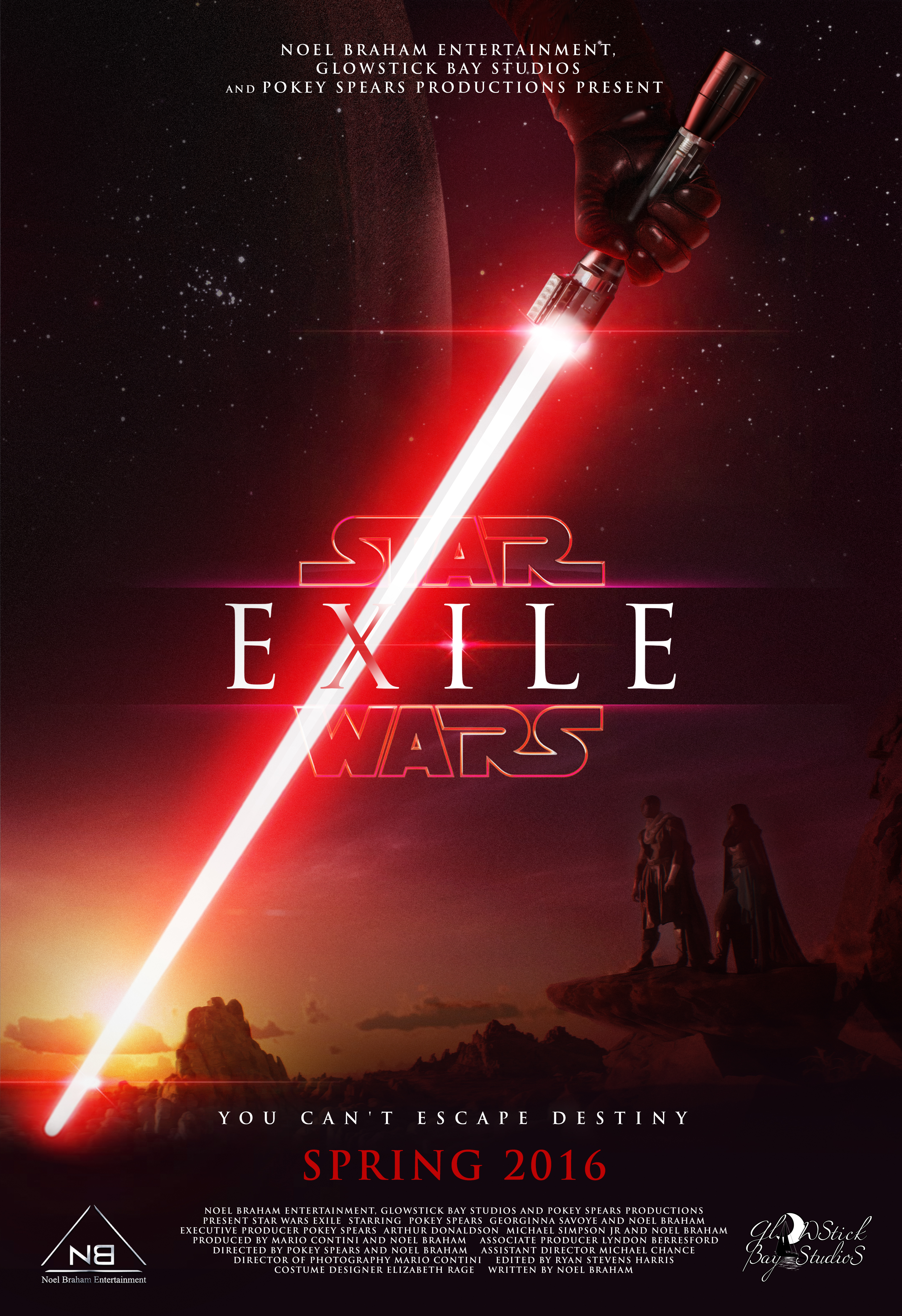 Official Star Wars Exile Teaser Poster.
